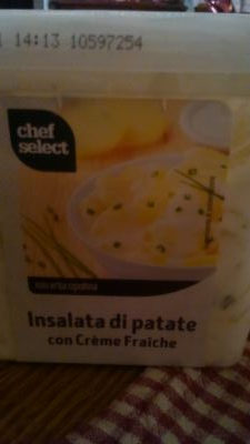 Insalata di patate con creme fraiche