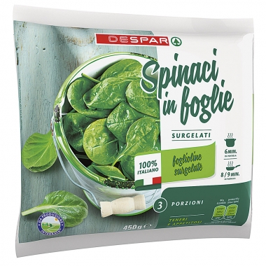 Spinaci in foglia