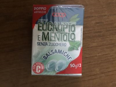 Eucalipto e mentolo caramelle