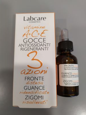 Vitamine A + C + E gocce antiossidanti rigeneranti