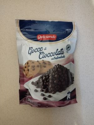 Gocce di cioccolato fondente