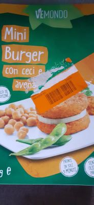 MINI BURGER con ceci e avena