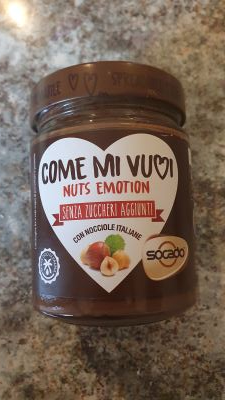 COME MI VUOI Crema Nuts Senza zuccheri aggiunti