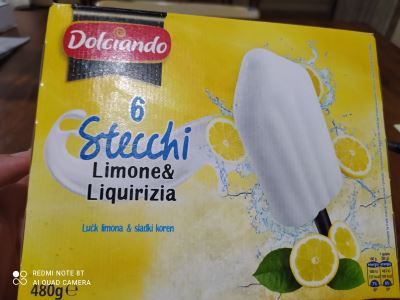 Stecco al limone e liquirizia