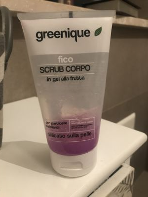 Scrub corpo fico in gel alla frutta