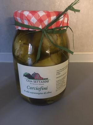 Carciofini in olio extravergine di Oliva