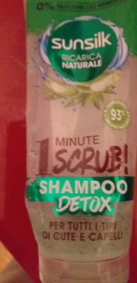 Ricarica naturale Shampoo detox 1 minute scrub