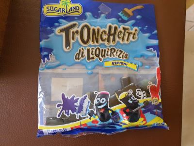 Tronchetti di liquirizia ripieni