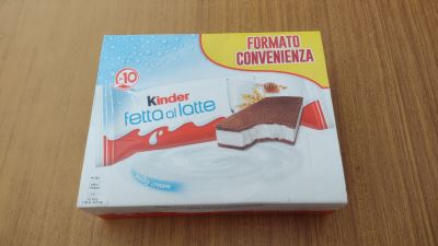 Kinder fetta al latte -formato convenienza