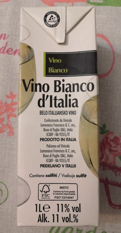 Vino bianco d'Italia 