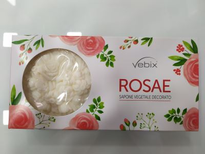 Rosae - Sapone  vegetale decorato