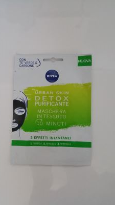 Maschera in tessuto detox