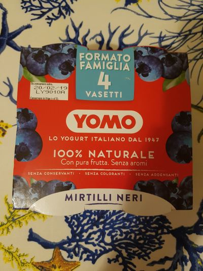 Yogurt Yomo mirtilli neri