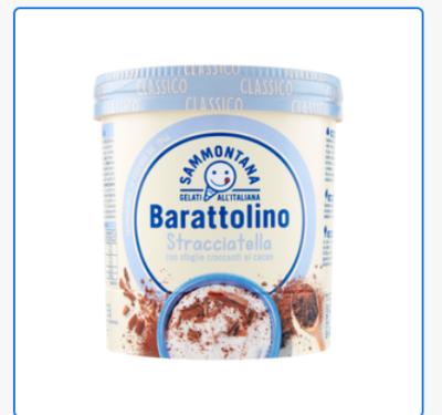 Barattolino Sammontana stracciatella