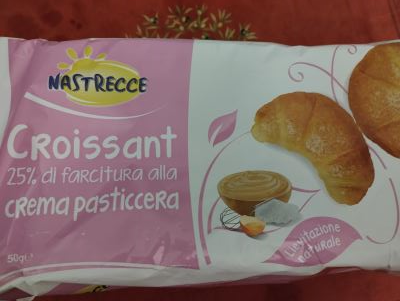 Croissant crema pasticcera