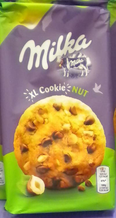 Milka cookie nut