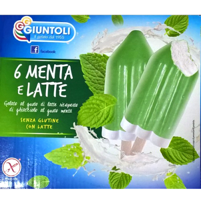 Gelati latte e menta