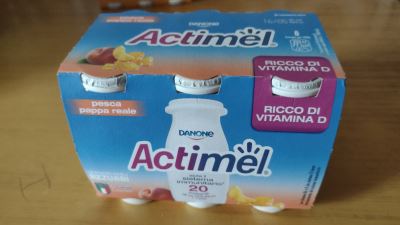 Actimel pesca e pappa reale