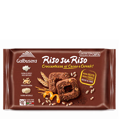 Riso su riso cacao e cereali