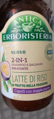 Shampoo balsamo latte di riso