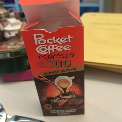 Pocket coffee Espresso to go