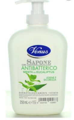 Sapone antibatterico menta e eucaliptus