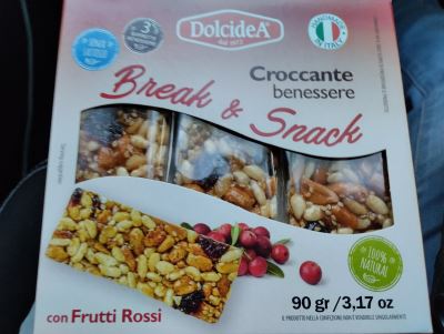 Break & Snack con frutti rossi 