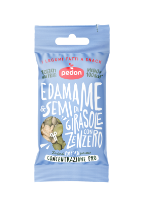 Snack Legumi (Edamame, Semi di Girasole e Zenzero)