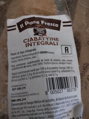 Ciabattine integrale 