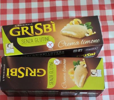 Grisbi' senza glutine con crema al limone 