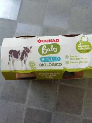 Omogeneizzati Vitello biologico 