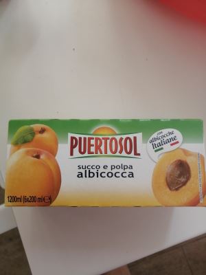 Succo e polpa di albicocca 