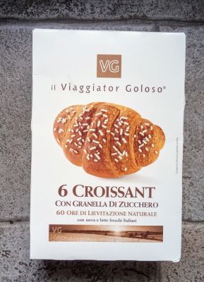 Croissant con granella di zucchero 