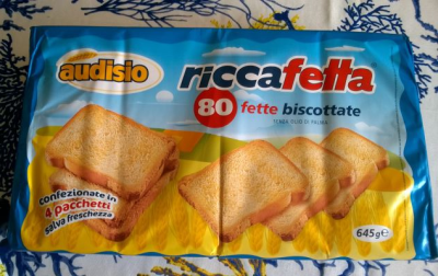 Riccafetta Audisio 80 fette