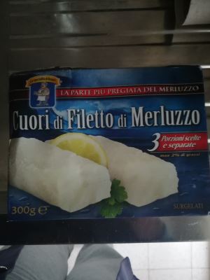 Cuori di filetto di merluzzo 