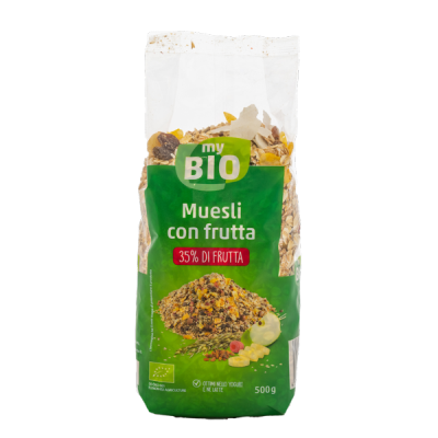 Muesli con frutta bio