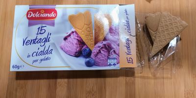 Ventagli in cialde per gelato