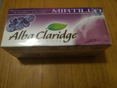 Miscela infusionale  al gusto di mirtillo 