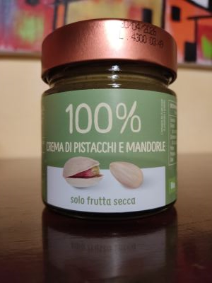 crema di pistacchi e mandorle