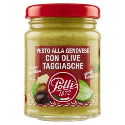 Pesto alla genovese con olive taggiasche