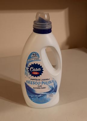 Lavatrice liquido fresco pulito con bicarbonato 