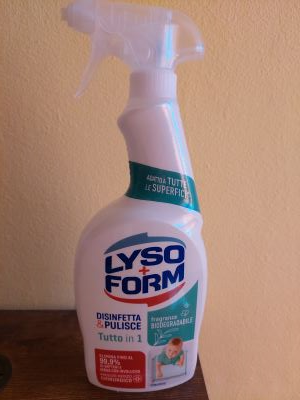 Lysoform  Spray   Disinfetta & Pulisce  Tutto in uno