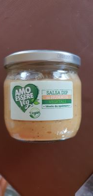 Salsa dip di hummus vegetale