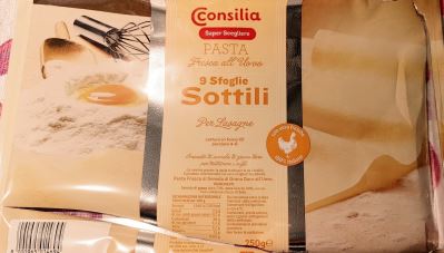 SFOGLIE SOTTILI PER LASAGNE