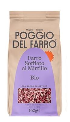 Farro soffiato al mirtillo