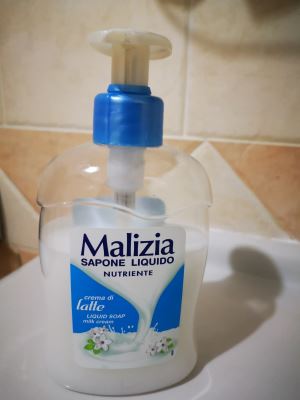 Sapone liquido crema di latte Malizia