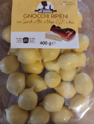 Gnocchi ripieni con speck Alto Adige IGP e Brie