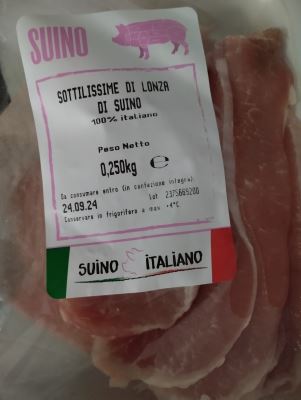 Sottilissime di lonza di suino