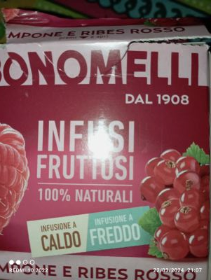 Infusi fruttosi - lampone e ribes rosso