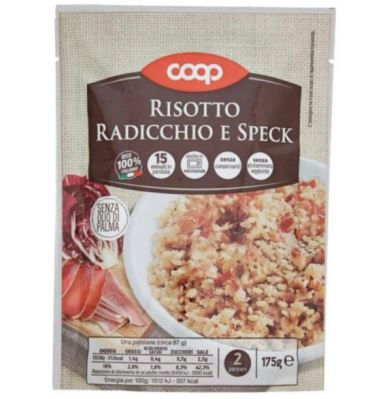 Risotto radicchio e speck